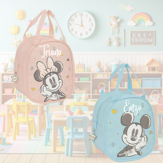 BOLSA ALMUERZO DISNEY PERSONALIZADA