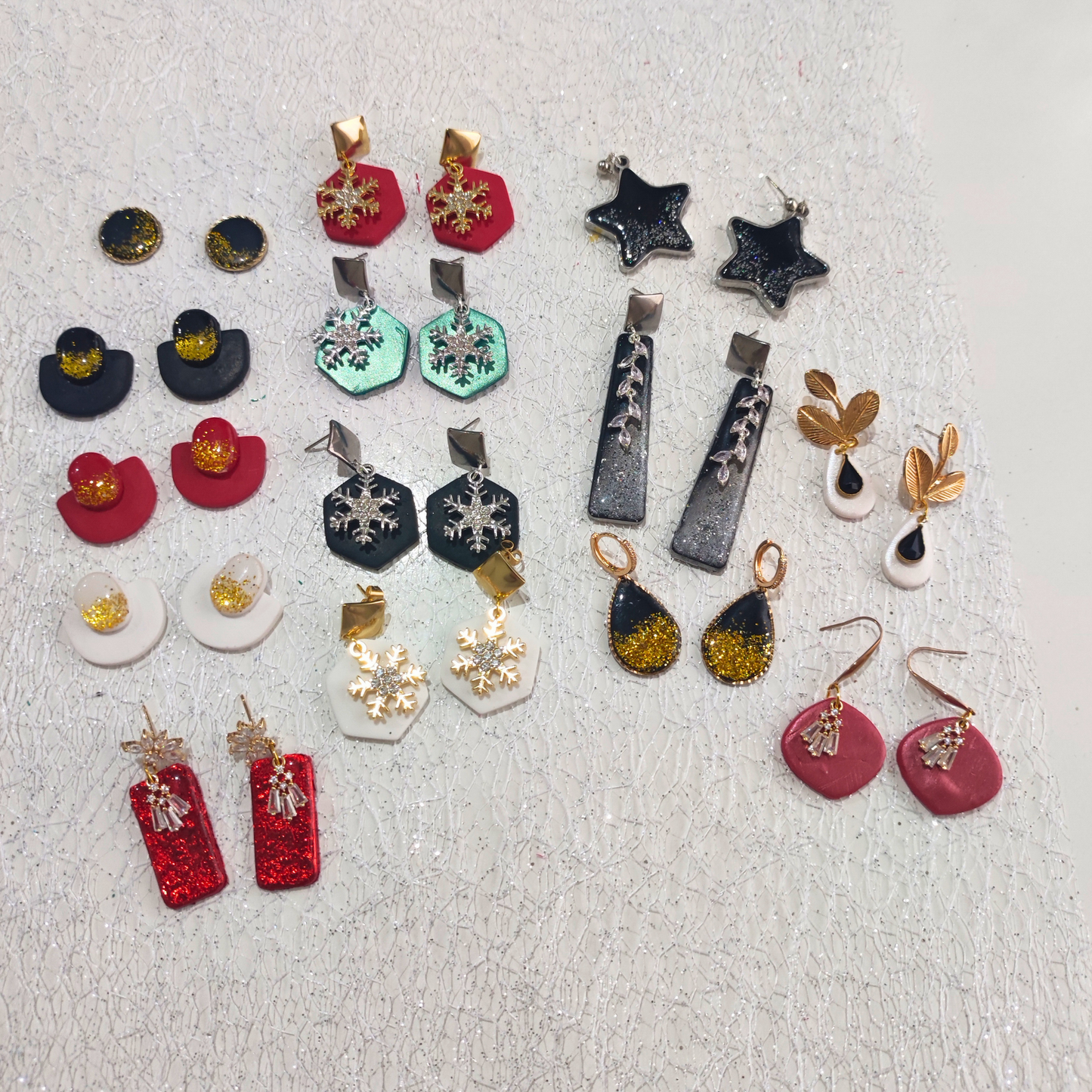PENDIENTES ÁRBOL DECORADO