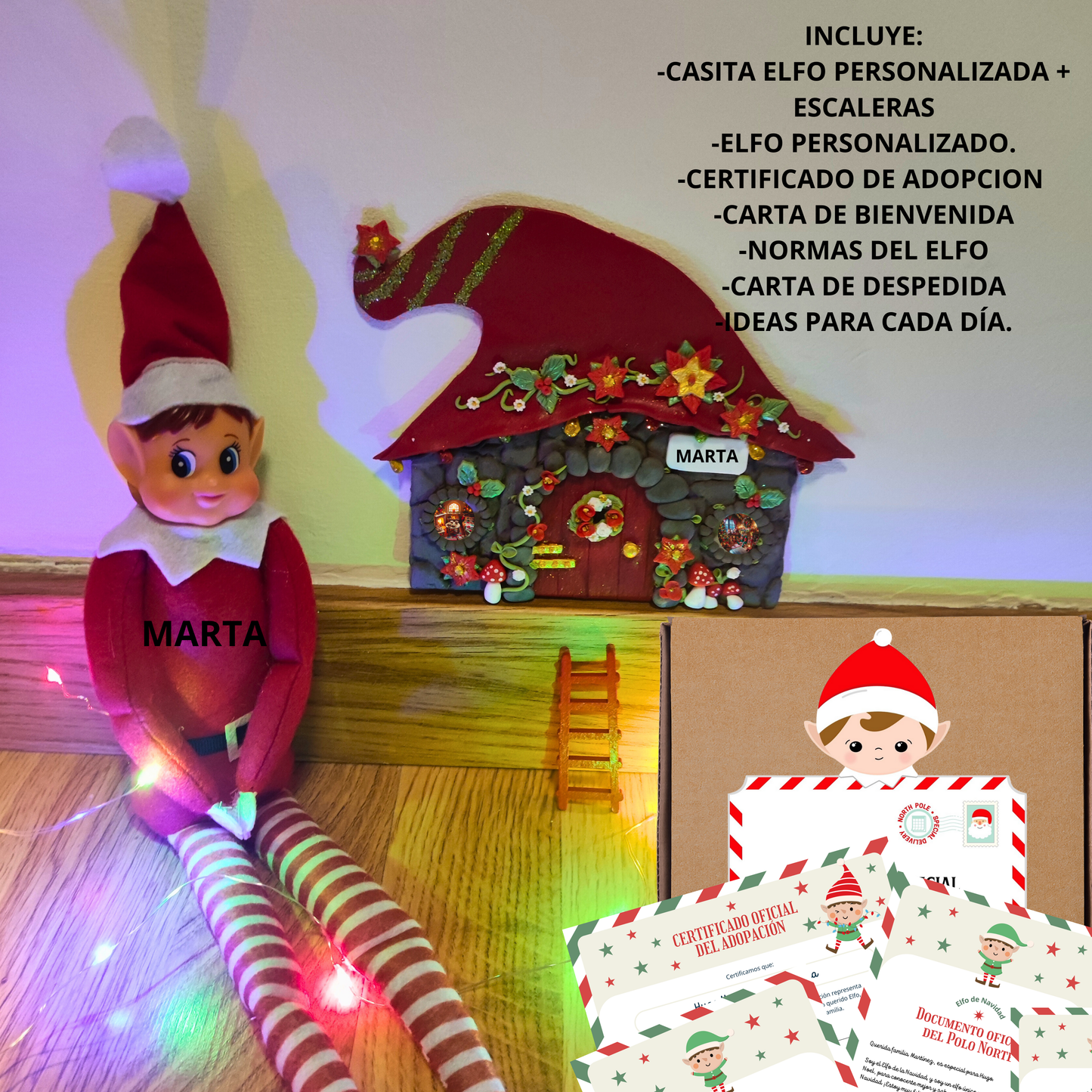KIT ELF@ PERSONALIZADO + CASITA