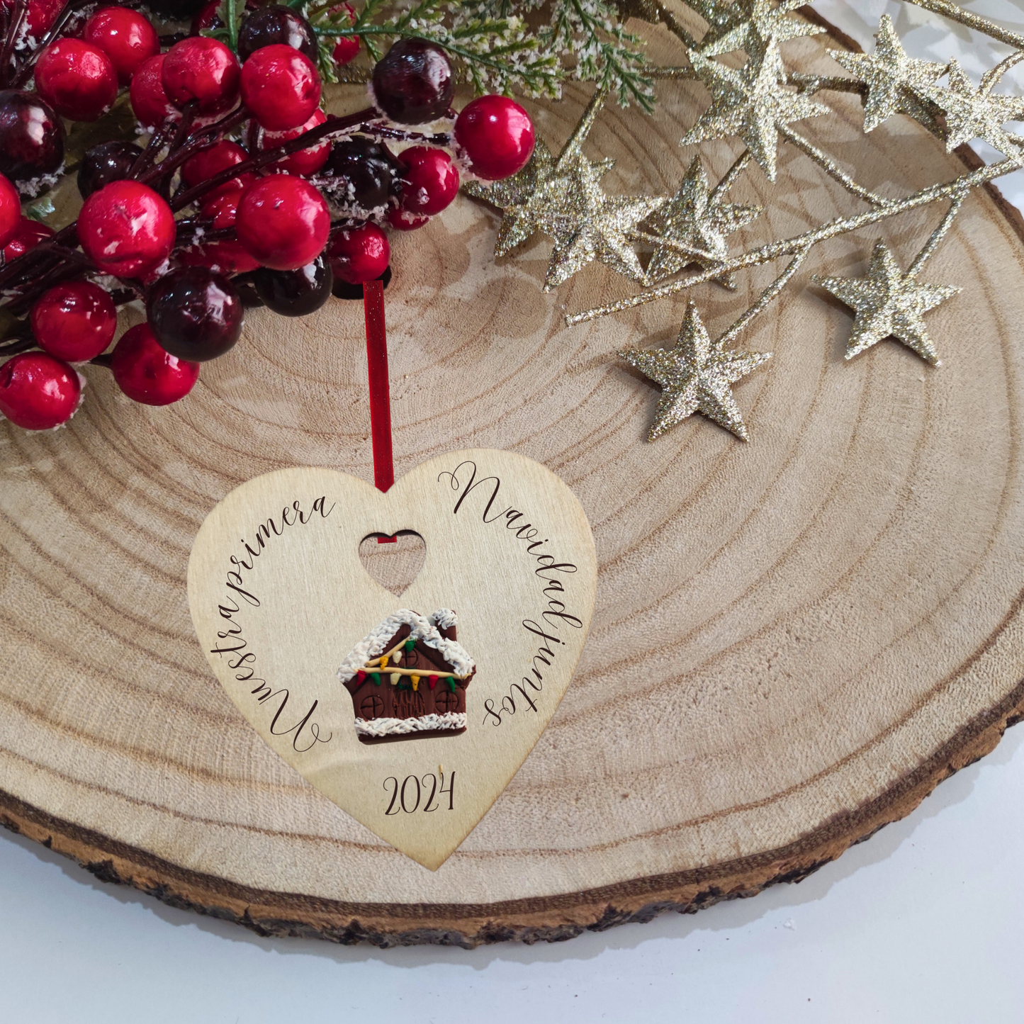 CORAZÓN CASITA PRIMERA NAVIDAD