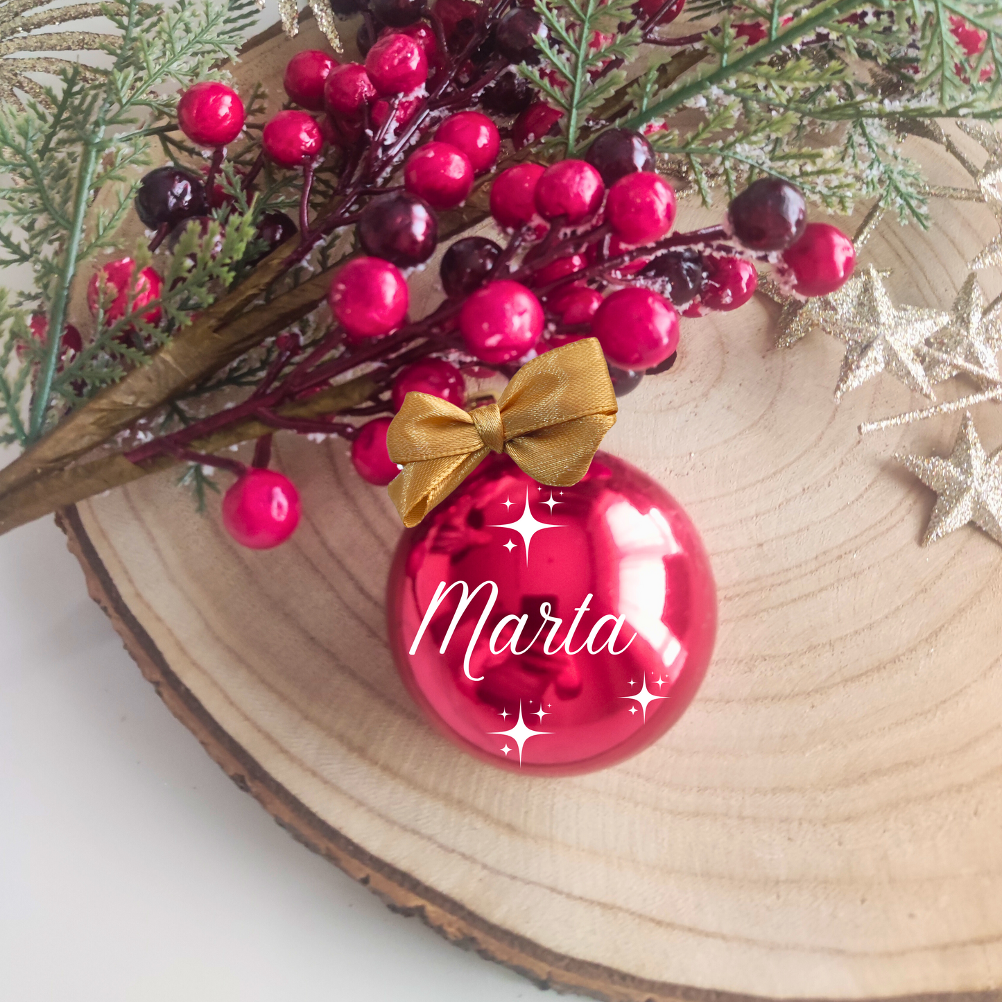 BOLA ROJA PERSONALIZADA