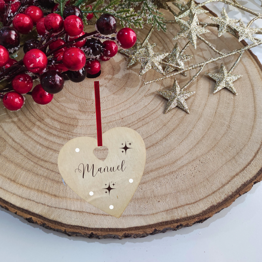 CORAZÓN MADERA PERSONALIZADO