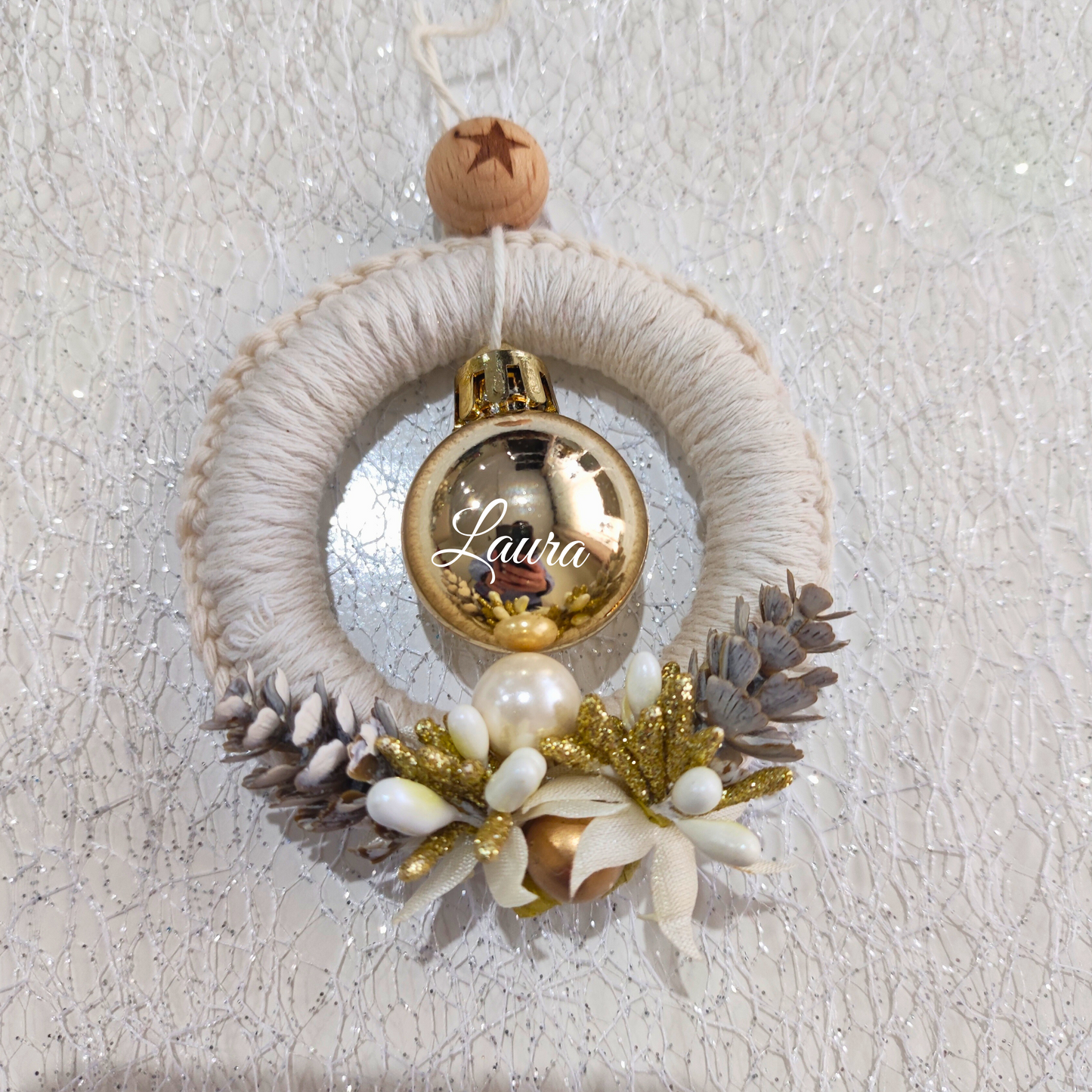 ESFERA DORADA PERSONALIZADA