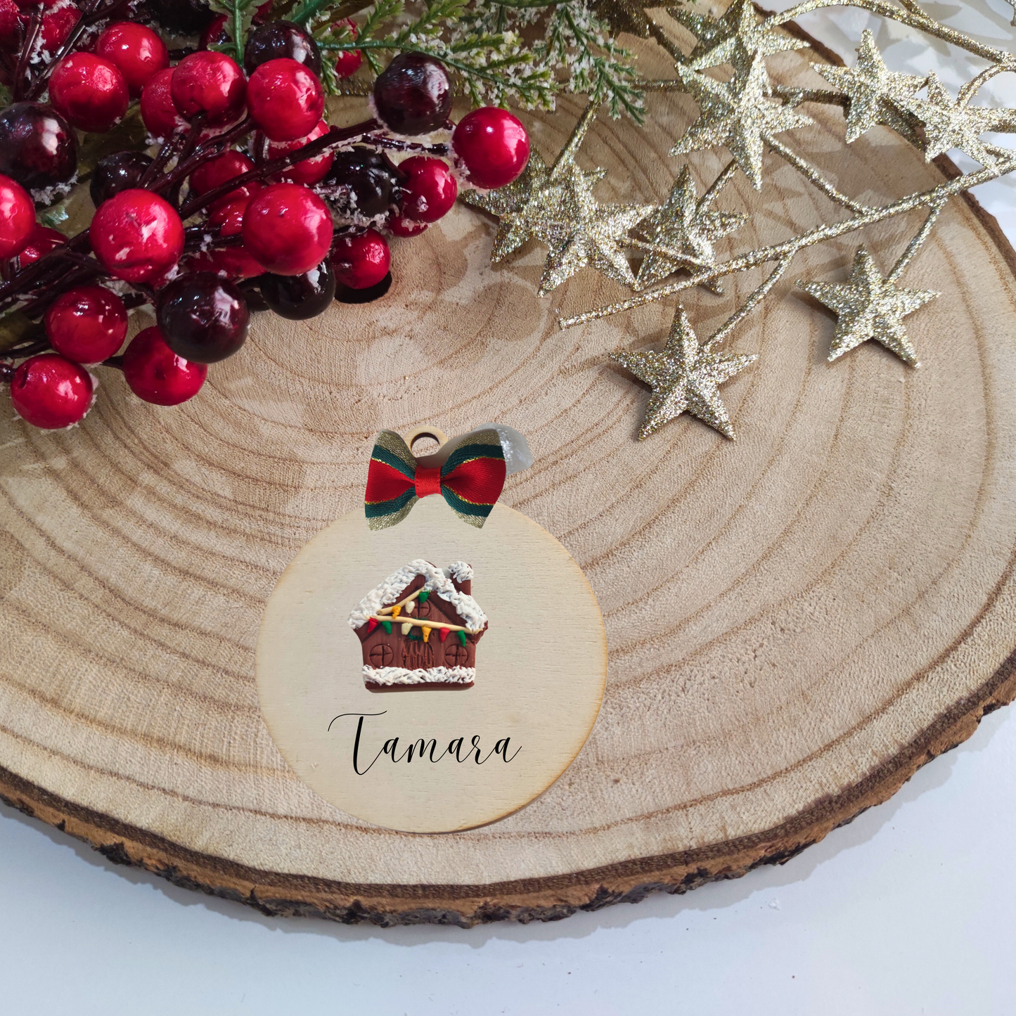 BOLA CASITA CHOCOLATE PERSONALIZADA