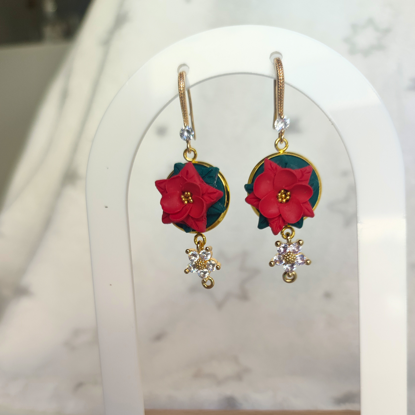PENDIENTES FLOR DE ESTRELLA