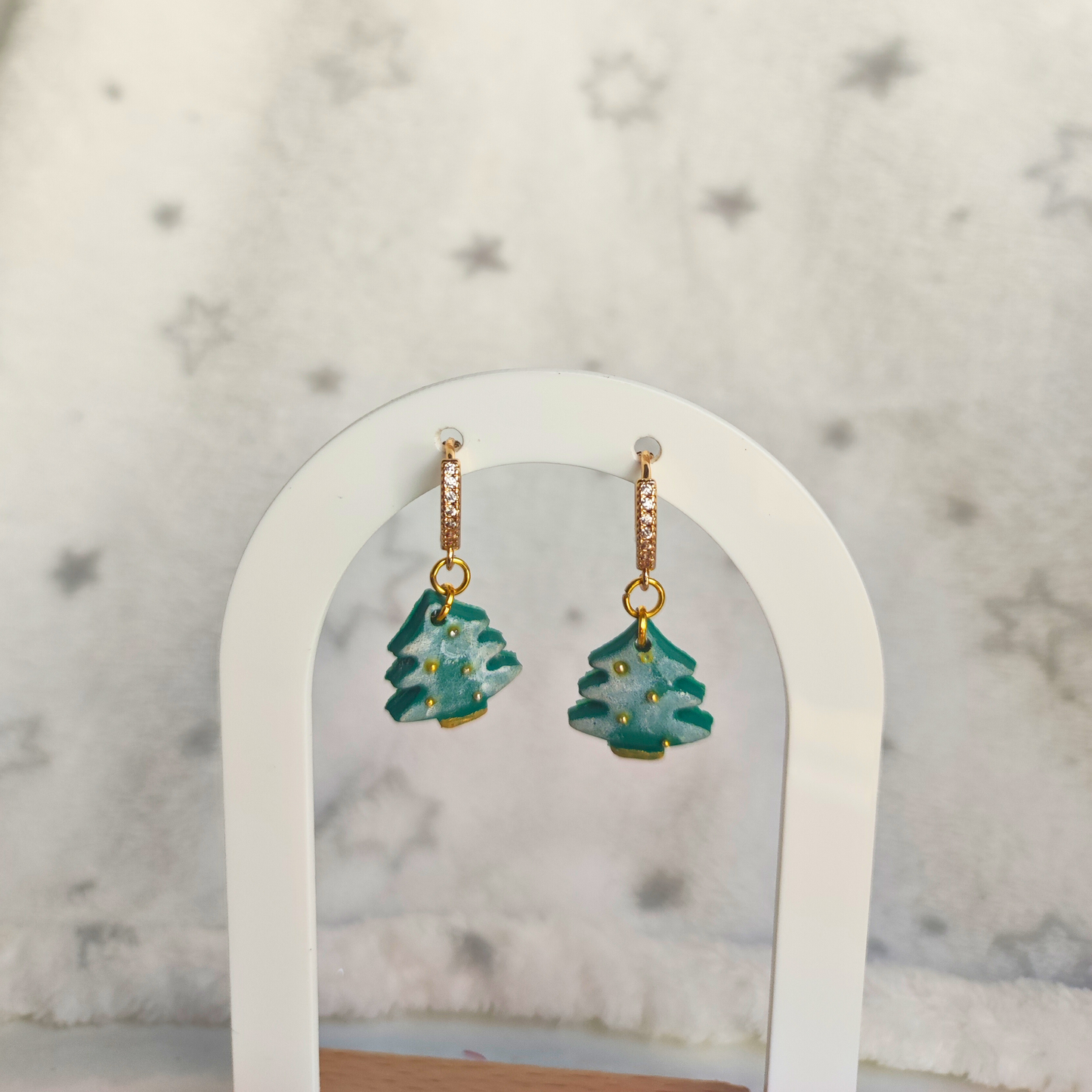 PENDIENTES MINI ÁRBOL NAVIDAD