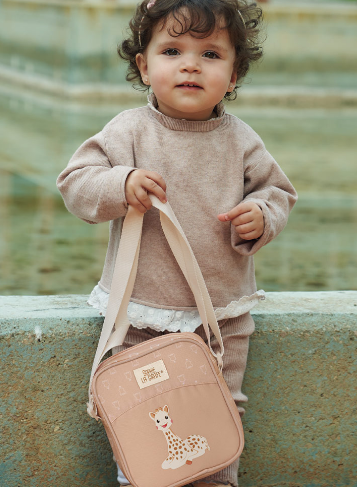 BOLSITO BANDOLERA SOPHIE LA JIRAFA PERSONALIZADO