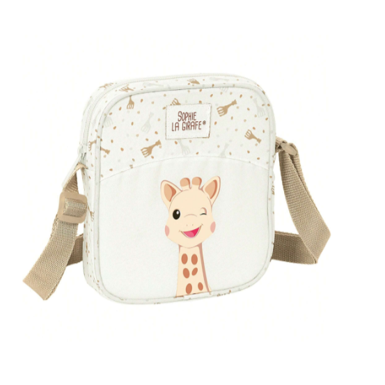 BOLSITO BANDOLERA SOPHIE LA JIRAFA PERSONALIZADO