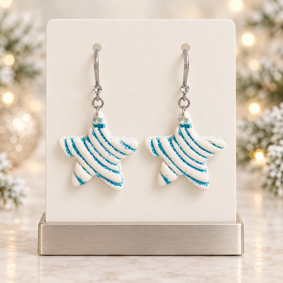 Pendientes Estrella de Navidad