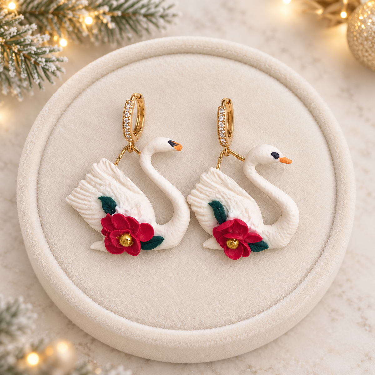Pendientes Cisnes