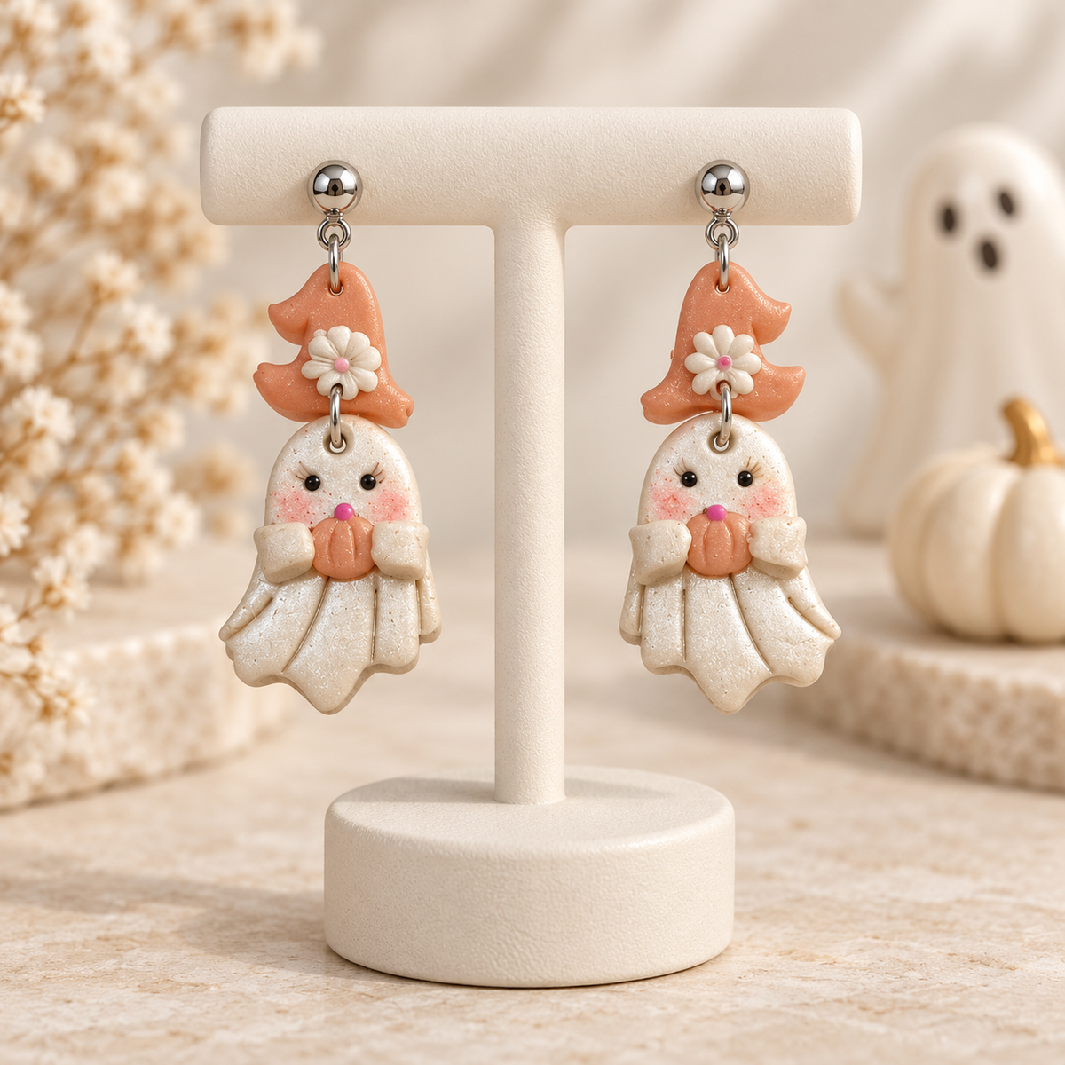 Pendientes Pink Boo