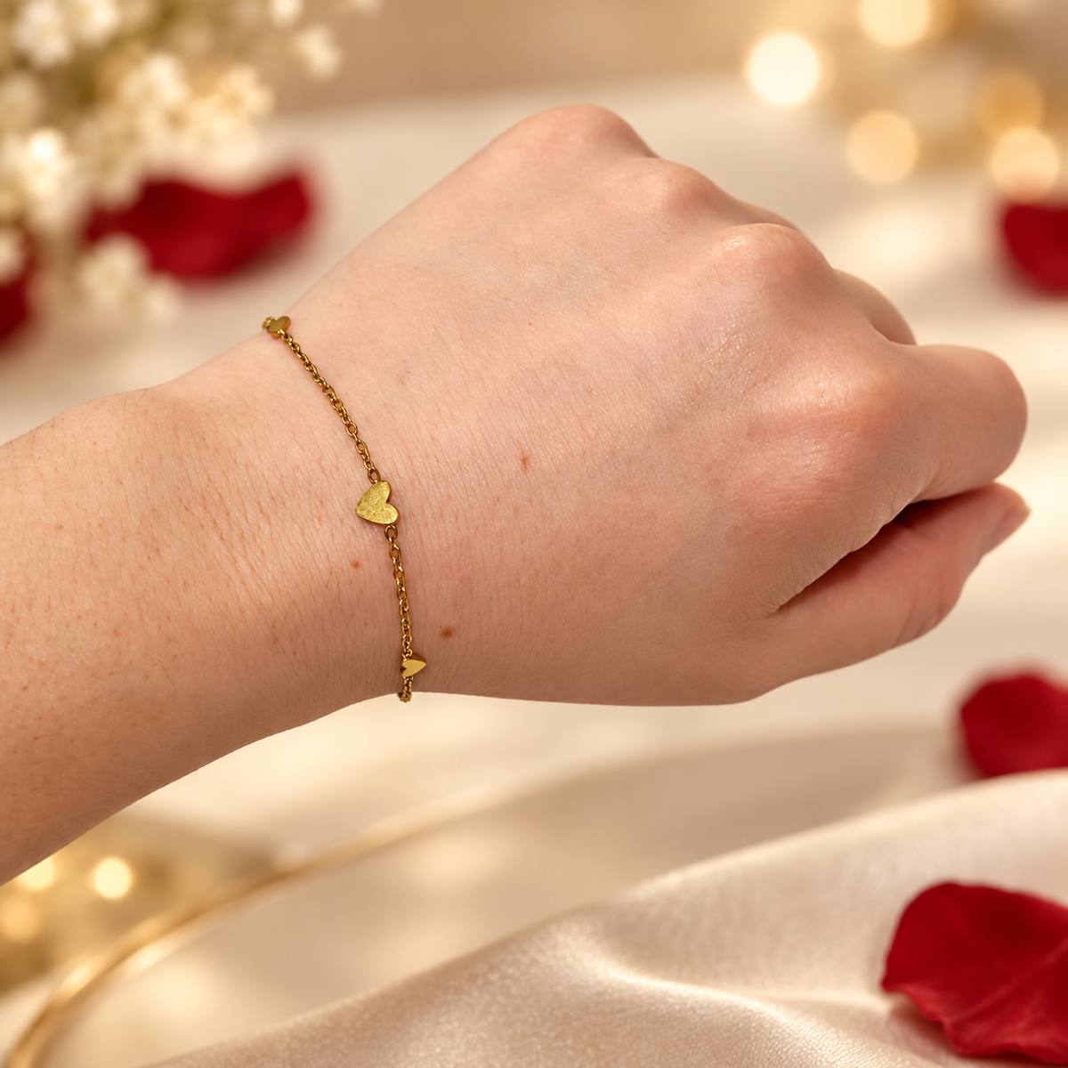Pulsera Corazones