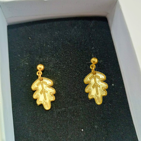 PENDIENTES OTOÑO DORADO