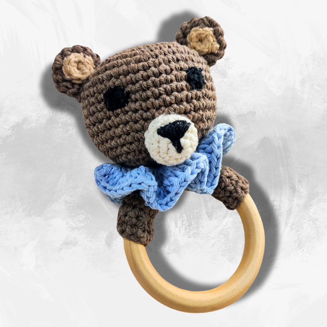 OSITO MARRÓN SONAJERO/MORDEDOR