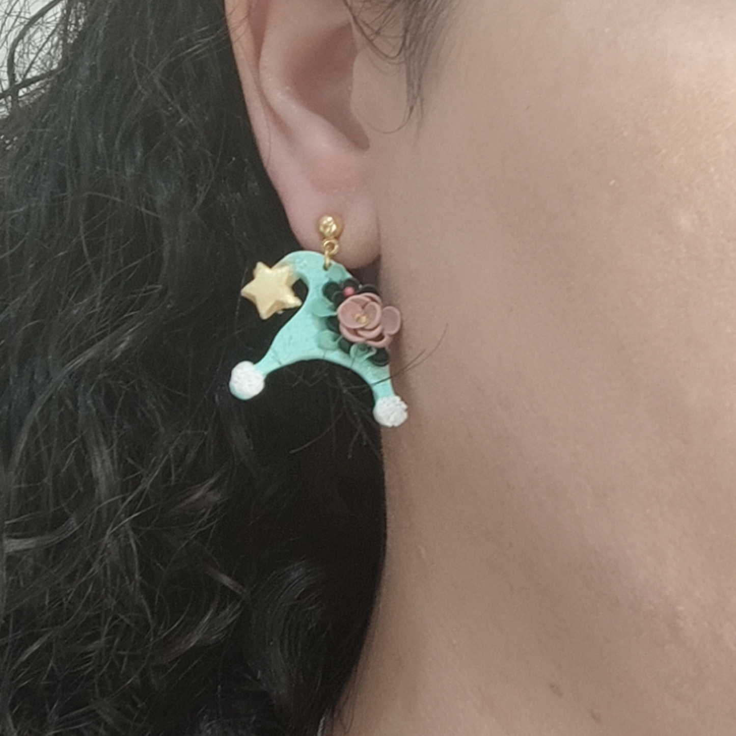 PENDIENTES GORRO ELFO
