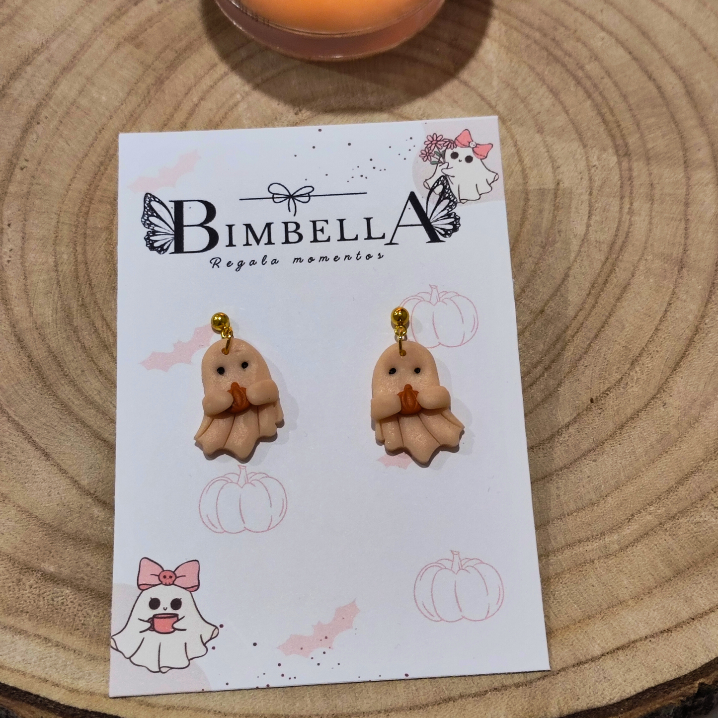 PENDIENTES PUMPKIN BOO