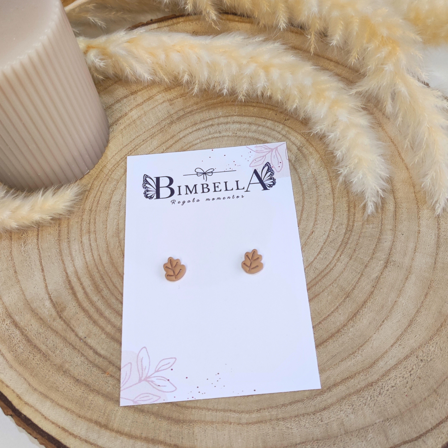 PENDIENTES HOJA DE OTOÑO