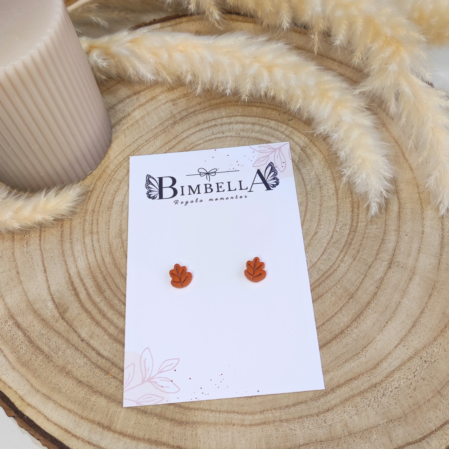 PENDIENTES HOJA DE OTOÑO