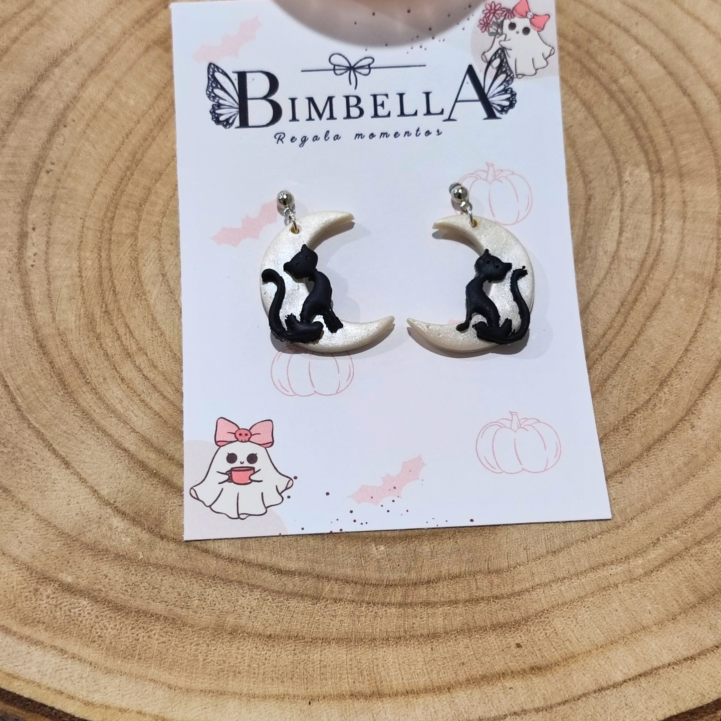 PENDIENTES MOON CAT