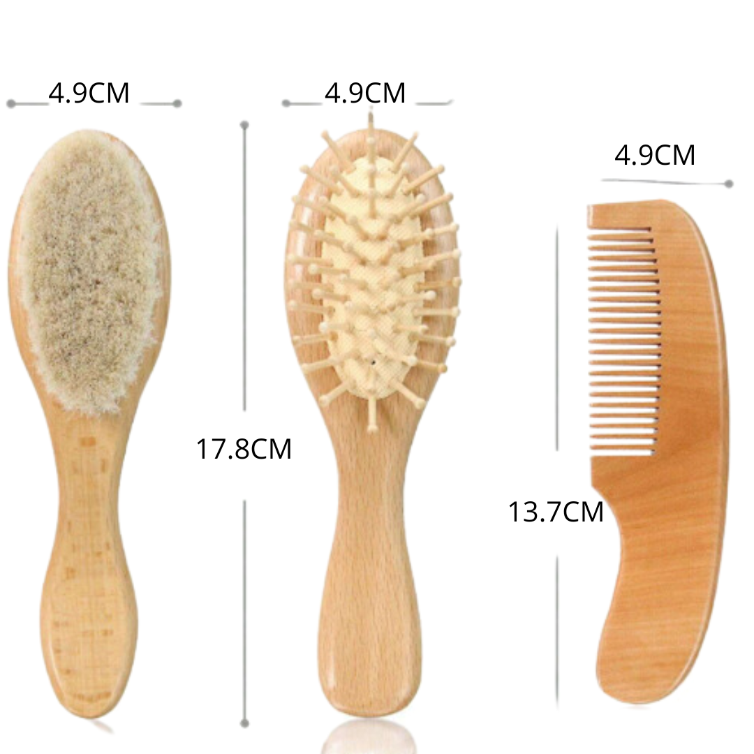 JUEGO PEINES FLOR NACIMIENTO BEBES PERSONALIZADOS