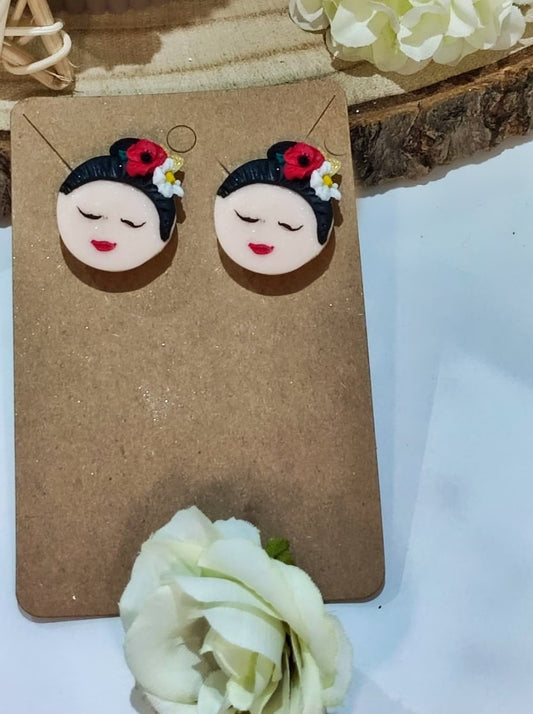 PENDIENTES CABECITA LABRADORA