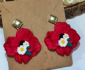 PENDIENTES AMAPOLA SAN ISIDRO