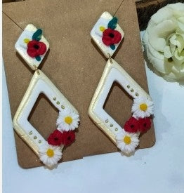 PENDIENTES ROMBOS DE PRIMAVERA