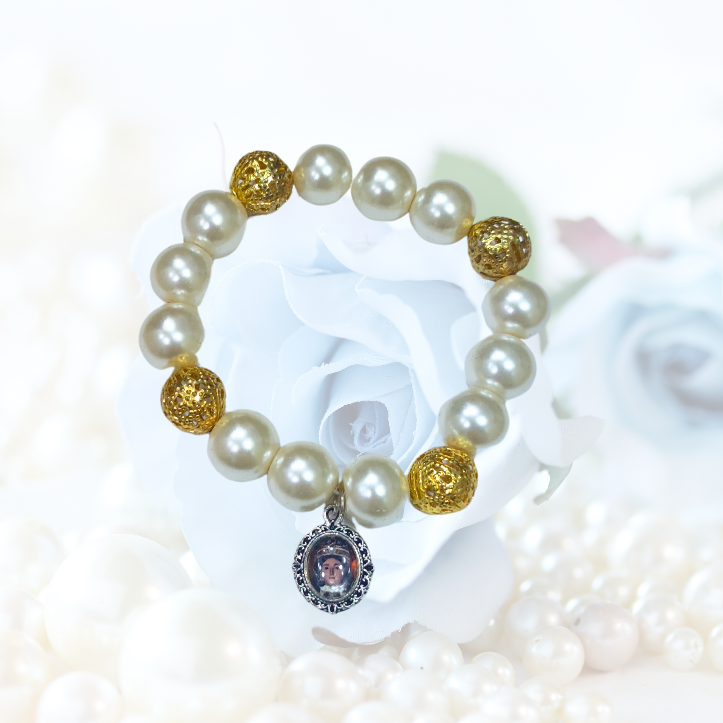 PULSERA PERLAS GRANDES