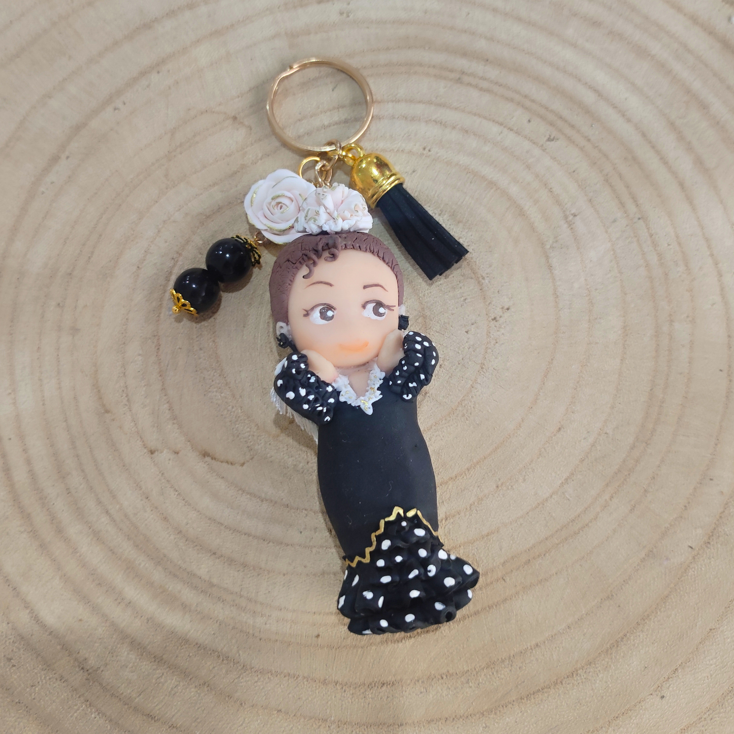 LLAVERO FLAMENCA PERSONALIZADO