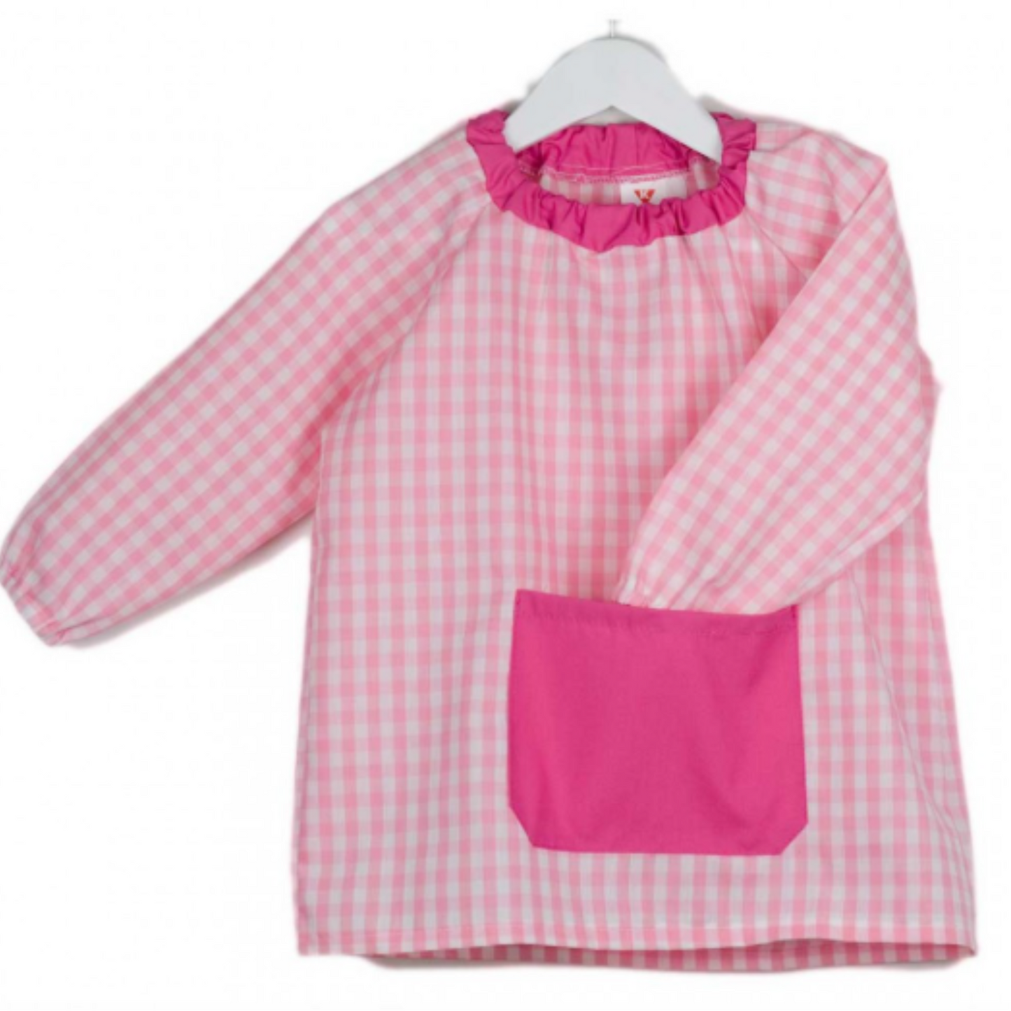 BABI/BATA ESCOLAR CUADROS S/BOTONES PERSONALIZADO