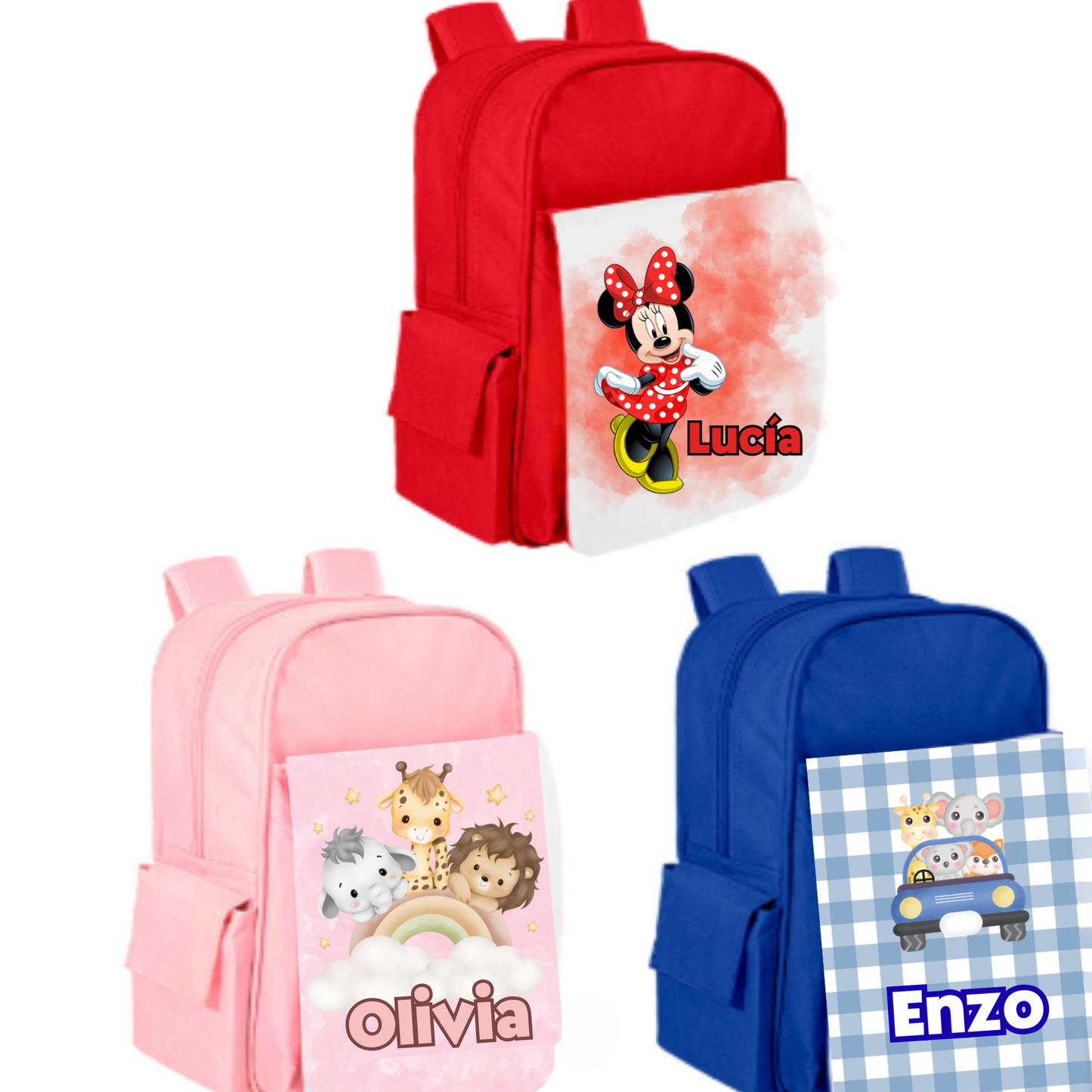 MOCHILA INFANTIL PERSONALIZADA