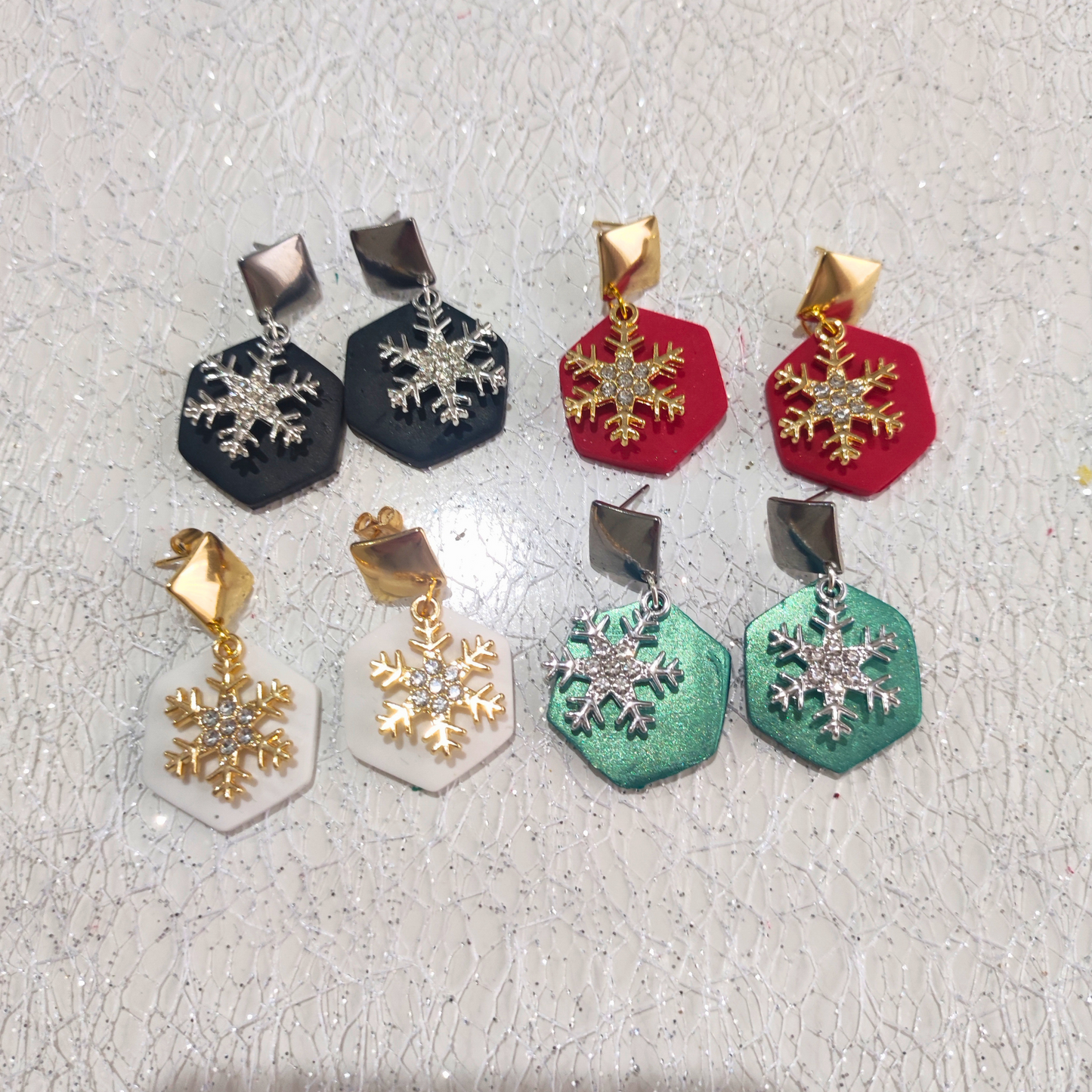 PENDIENTES ÁRBOL DECORADO