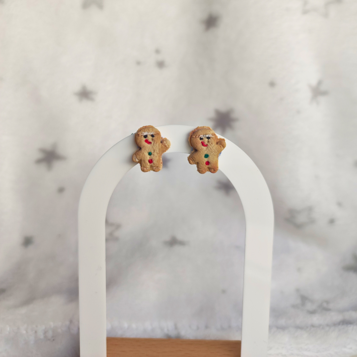 PENDIENTES MINI GALLETA DE JENGIBRE