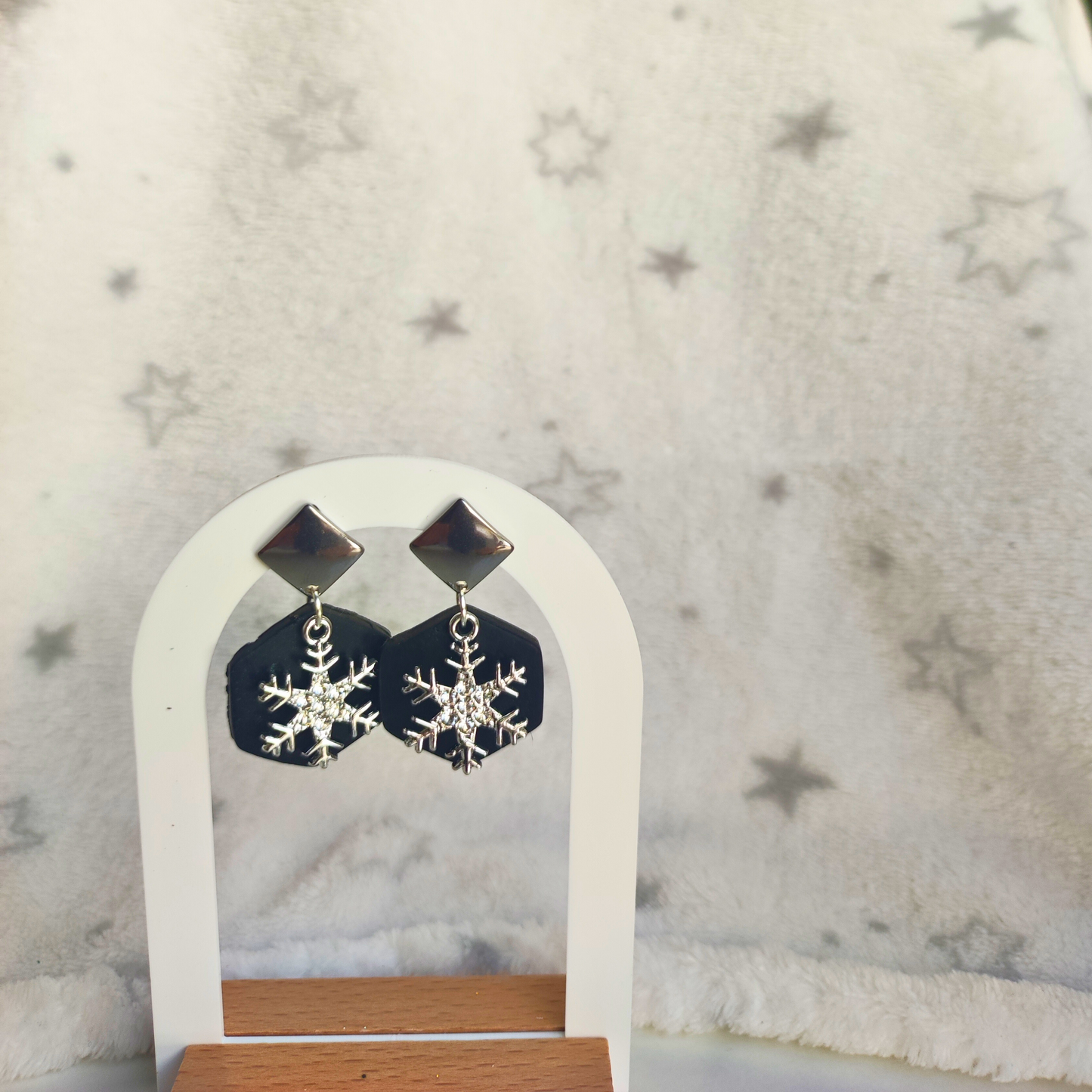 PENDIENTES COPO DE NAVIDAD