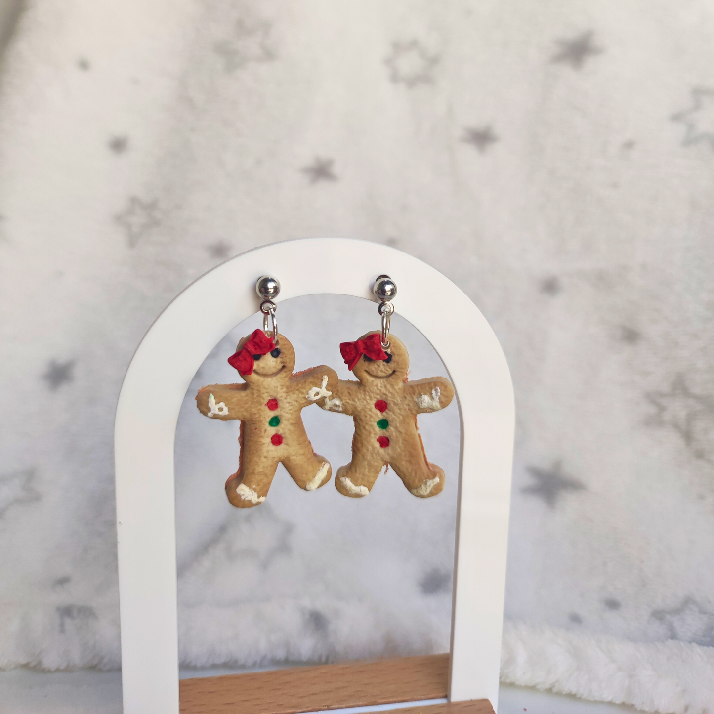PENDIENTES GALLETA DE JENGIBE