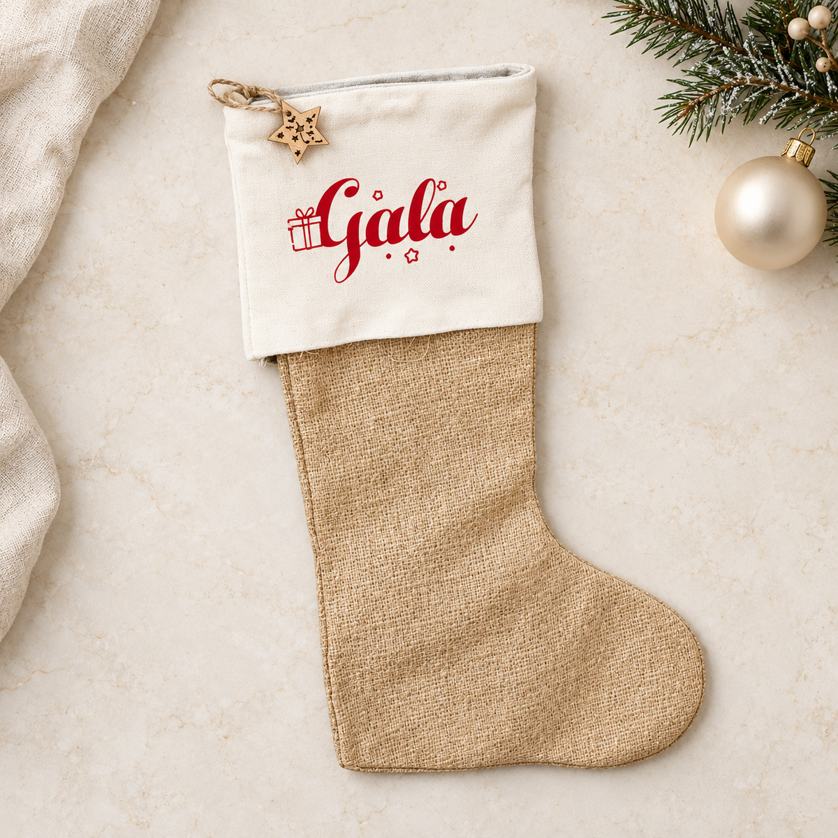 Calcetín Navidad Personalizado nombre