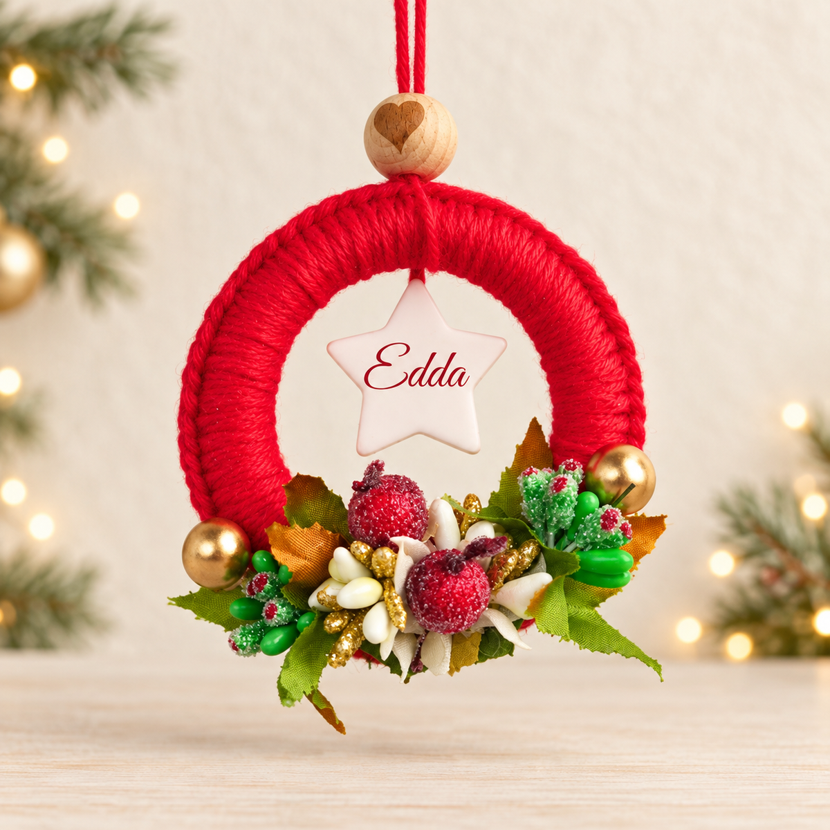 Esfera Roja Personalizada