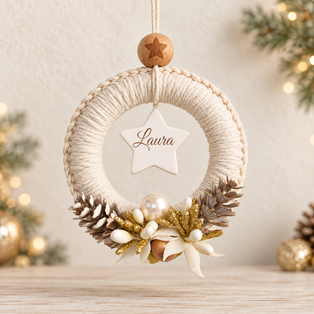 Esfera Dorada Personalizada