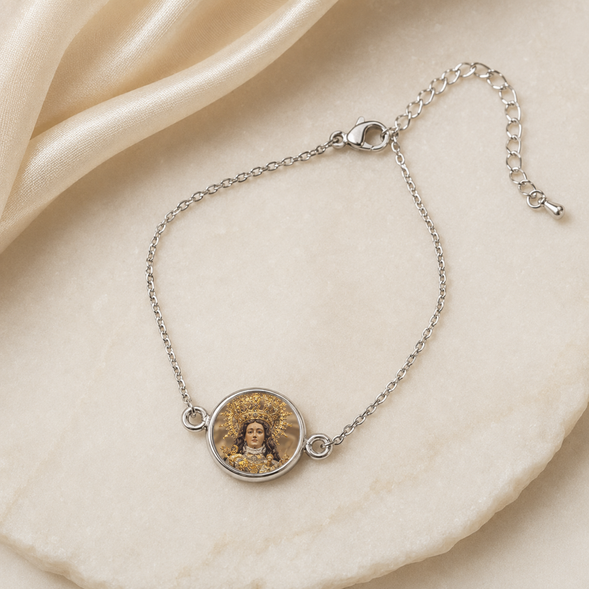 Pulsera Imagen Purísima Opcion Grabado