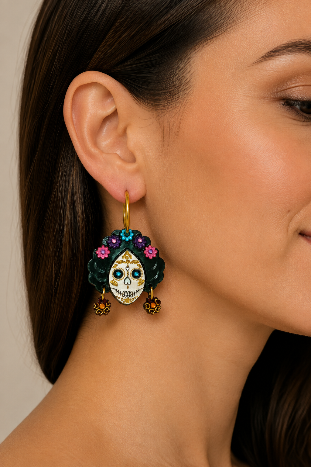 Pendientes Catrina