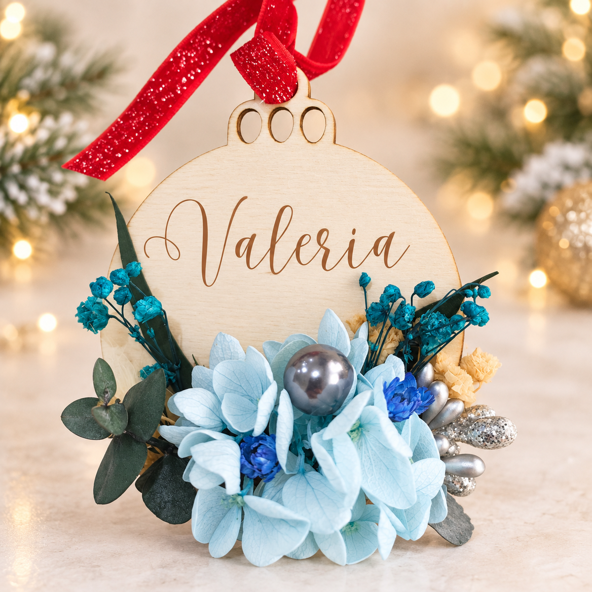 Bola Flores Preservadas Personalizada
