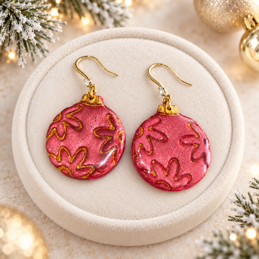 Pendientes Bola de Navidad