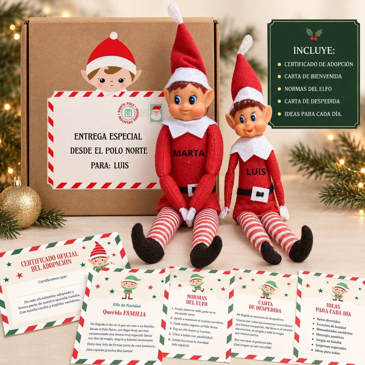 Kit Elf@ Personalizado