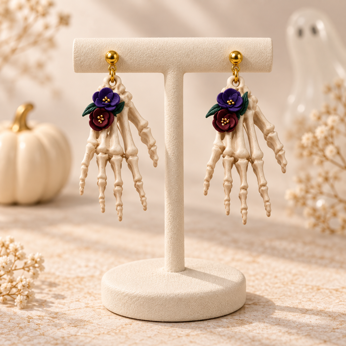 Pendientes Skeleton Hands