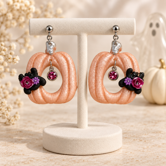 Pendientes Spider Pink