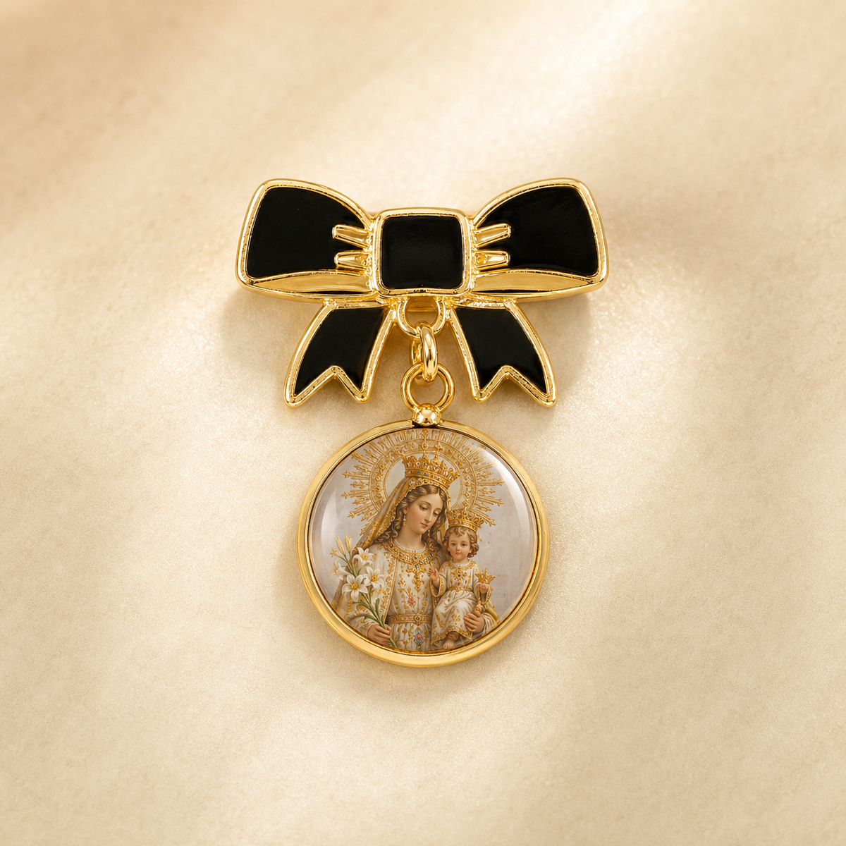 Broche Metacrilato Imagen religiosa