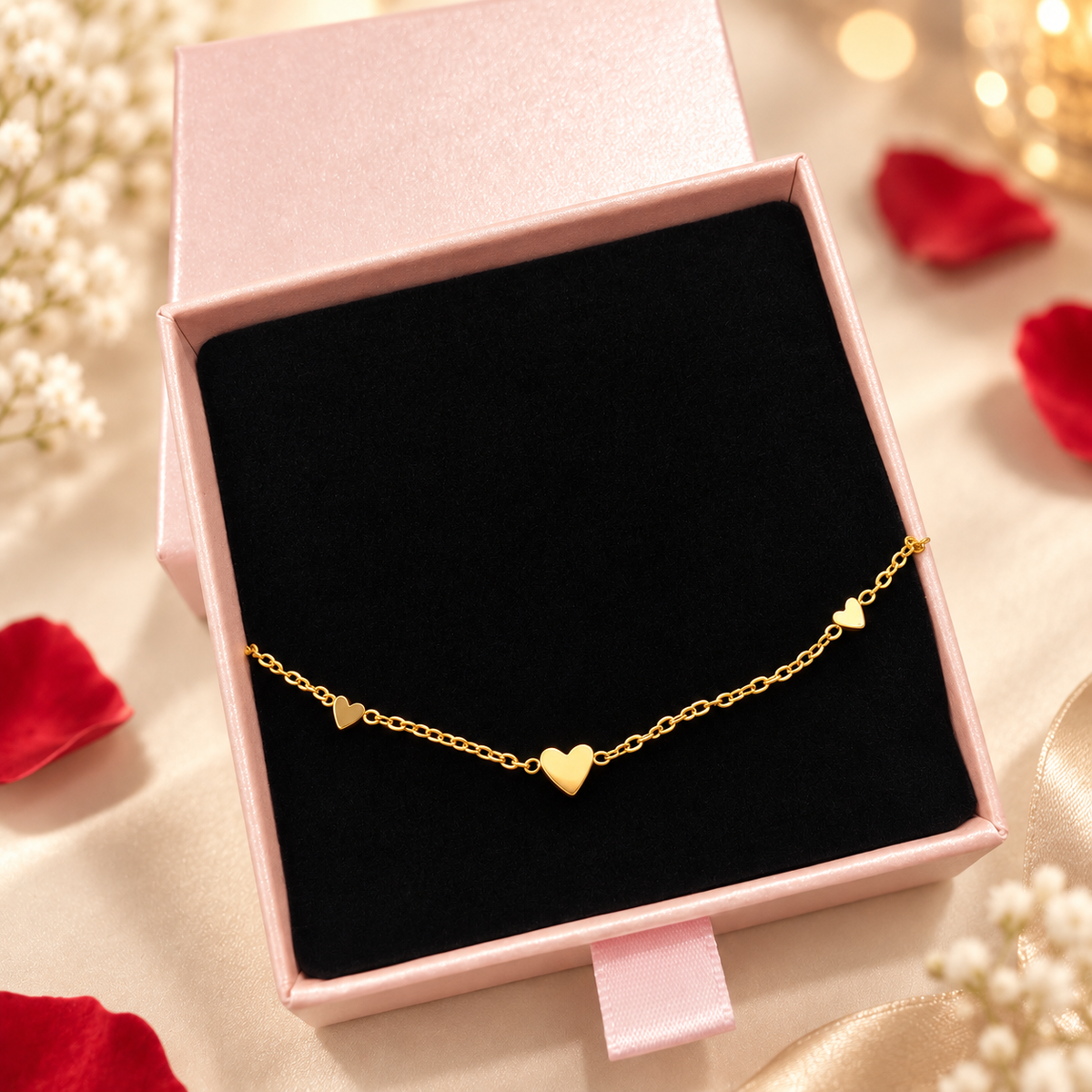 Pulsera Corazones