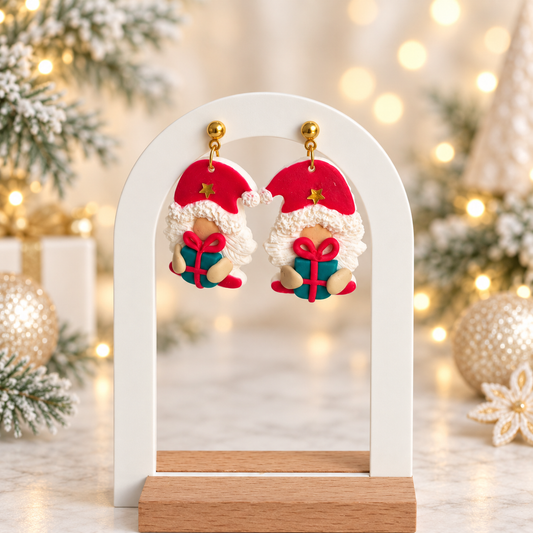 Pendientes Gnomo de Navidad