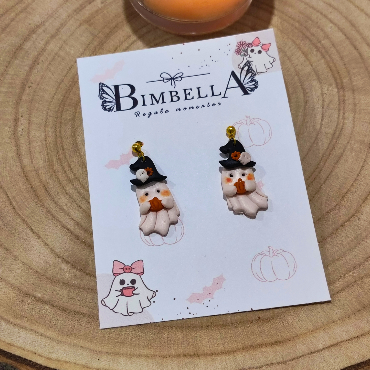 PENDIENTES LOVELY BOO PUMPKIN