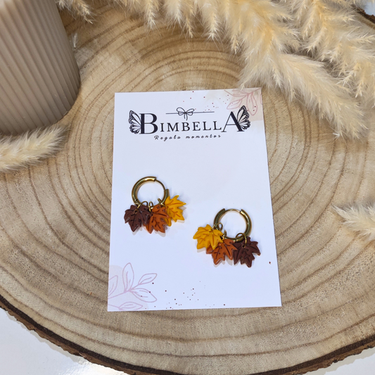 PENDIENTES ARO MAPLE